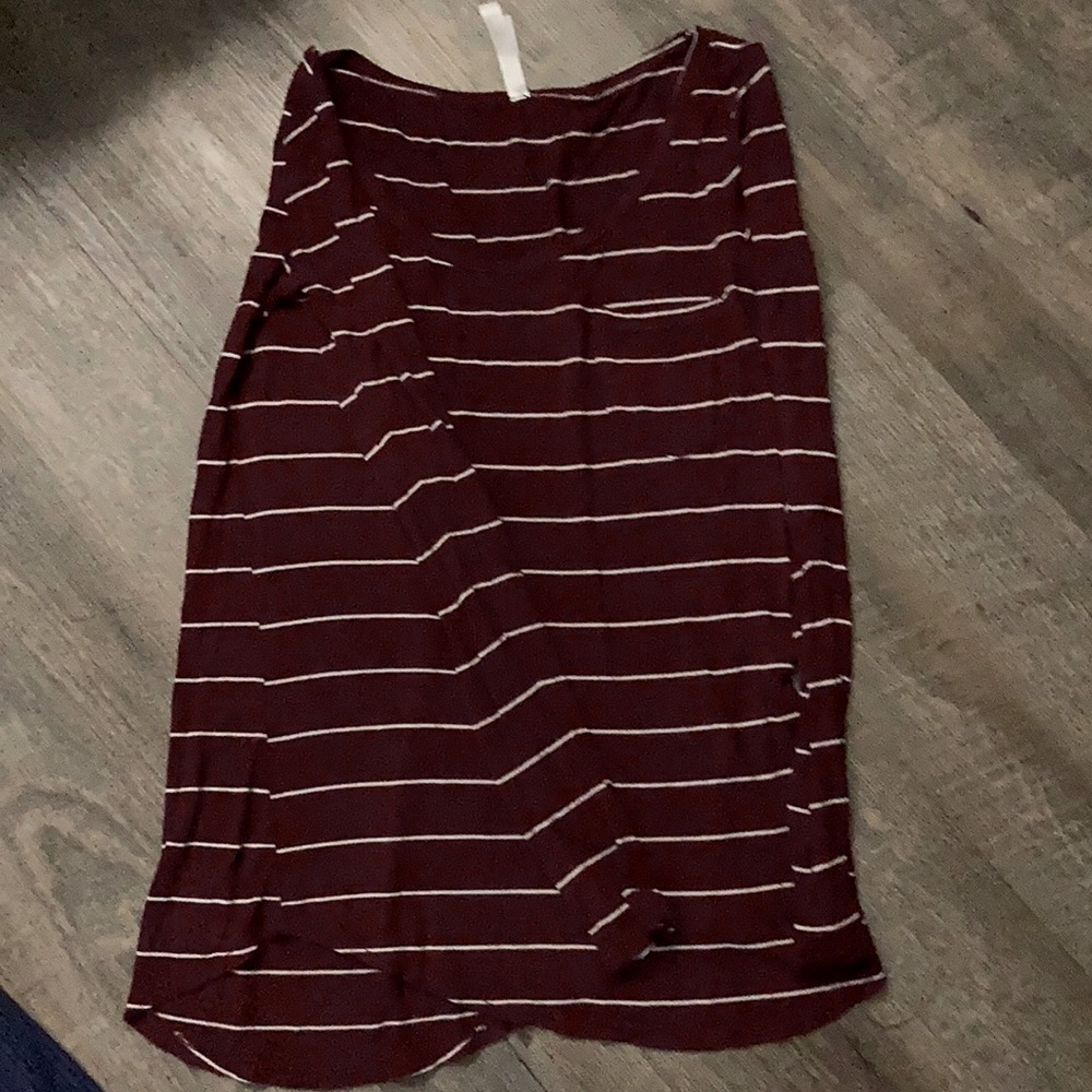 Red striped long sleeve